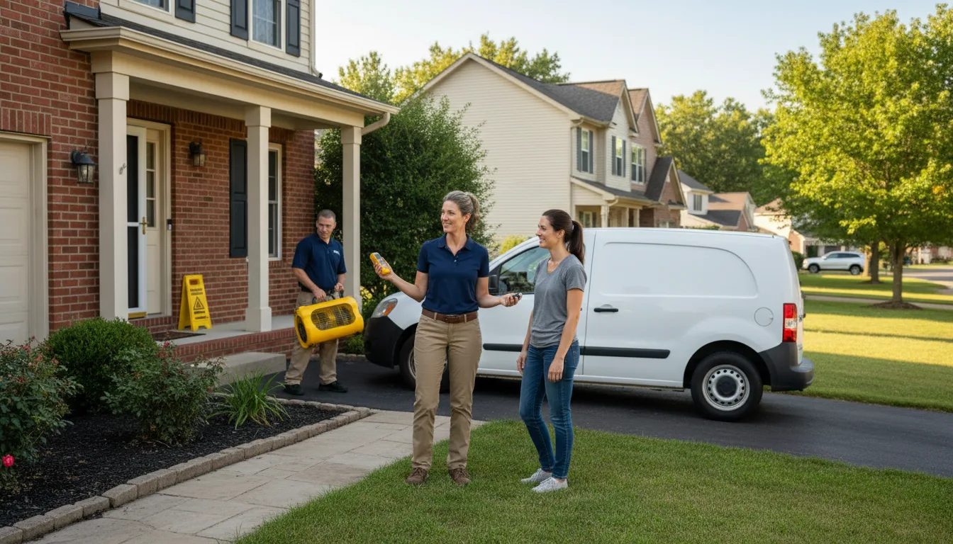 Residential water damage restoration in Virginia, NE